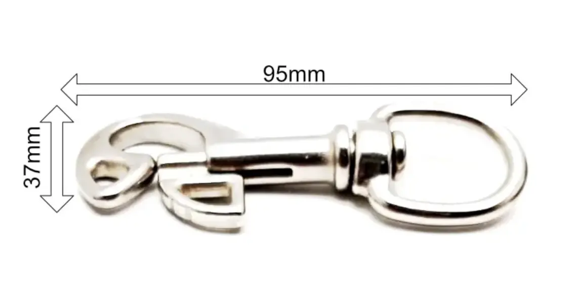 Diverig QuickClasp Butterfly Bolt Snap in stainless steel