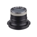 AOI FLP-03P Flat Port in Plastic for Olympus OM-D Mount Housing (FLP-02P Installed w/AD-LP-01)