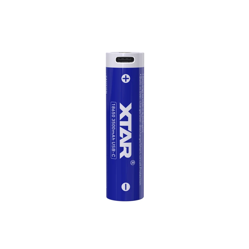 XTAR 3500mAh 18650 USB-C Rechargeable Battery 10A 