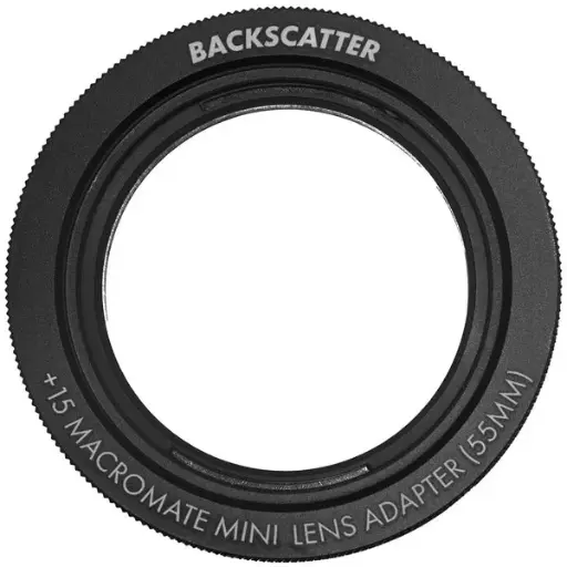 [bs-ac-55] Backscatter 55mm Lens Adapter for +15 MACROMATE Mini and Sharp Wide Lens Pro QRS-02 Mount