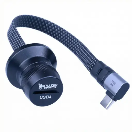 [KR-PDBKHD02] Kraken USB 4.0 PD Charging + High Speed Transfer Bulkhead (M24)