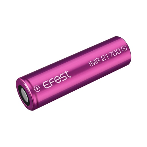 ['6958946202290] Efest IMR 21700 5000mAh 10A 3.7V Button Top Purple Battery