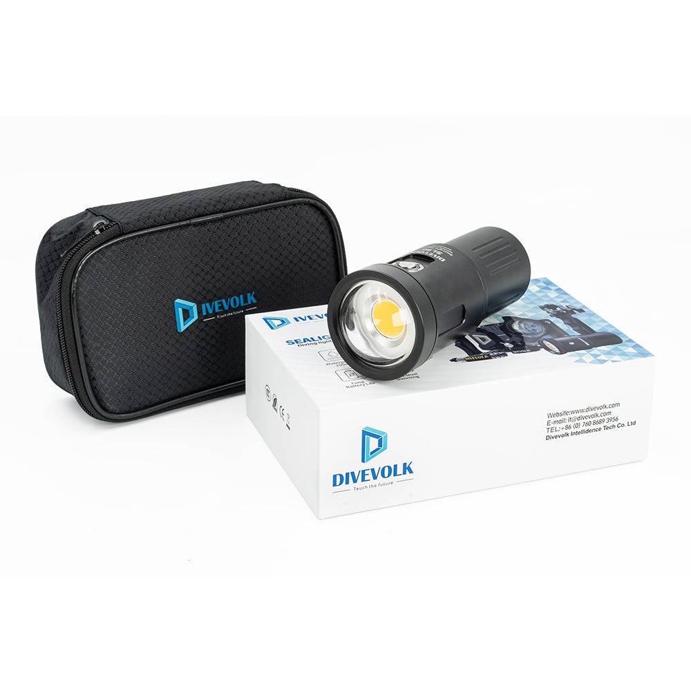 Divevolk Dive Light 5000 lumen 120° Wide Beam