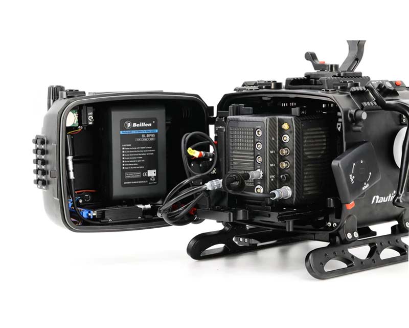 Nauticam Digital Cinema System for ARRI ALEXA Mini/LF Camera (incl. ARRI GPB-1, N200 250mm optical glass wide angle port, N200 ext. rings 30/40/50 and lens control drive shafts)