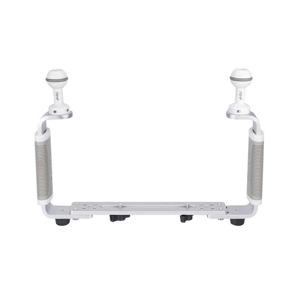 AOI HT-02D-220-SLR 220mm Tray with Double Handles - 02 (Silver Color)