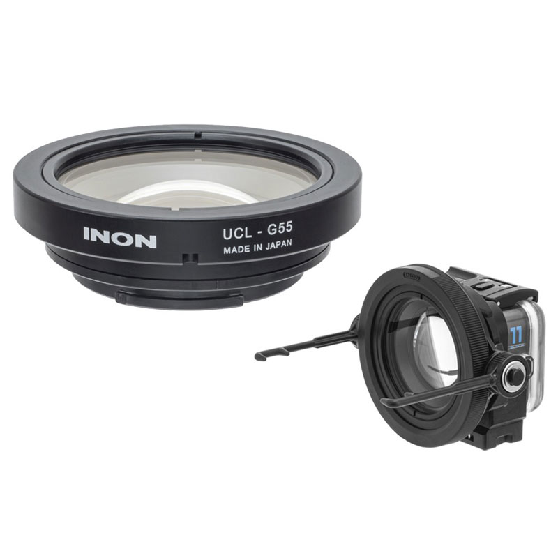 Inon UCL-G55 SD Underwater Close-up Lens (incl. Focus Stick)
