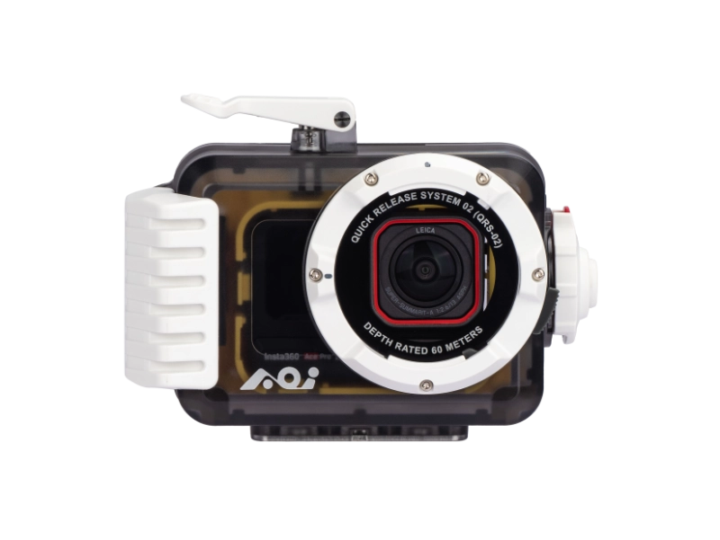 AOI Underwater Universal Housing for Action Cameras - White Color