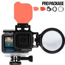 Backscatter FLIP13 Pro Package with SHALLOW & DIVE Filters & +15 MacroMate Mini Lens for GoPro HERO 5, 6, 7, 8, 9, 10, 11, 12, 13