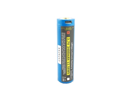 [B-1834USB] Kraken 18650 3400mAh Battery
