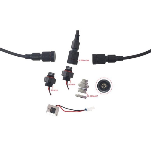 [FTC-2-6PIN-SET] Fotocore 6pin Sync Cable Set (Including Adapter)
