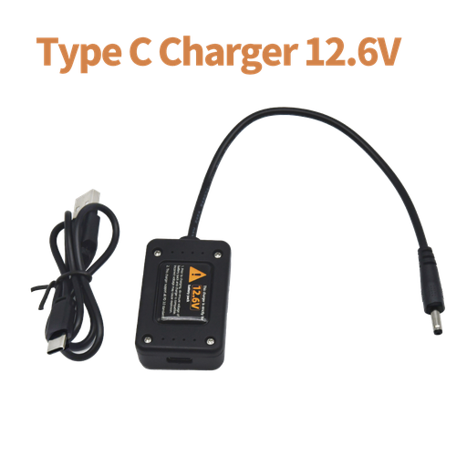 [FTC-TYPE-C-12.6V] Fotocore Type C Charger for 12.6V