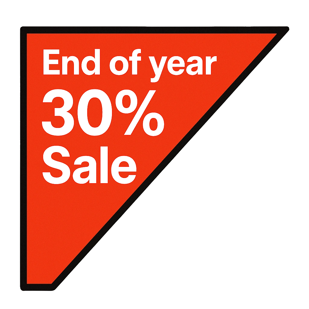 End of Year Sale!